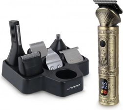 Vezeték nélküli 7 az 1-ben haj- és testszőrvágó ESPERANZA ADONIS LCD kijelzővel