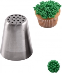 Orosz rozsdamentes acél cukrászcső – fű/haj