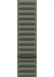 Mágneses finewoven szíj barnás zsálya színben 46 mm – S/M méret