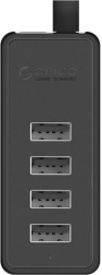 Orico USB-elosztó 4 USB 2.0 porttal (fekete)