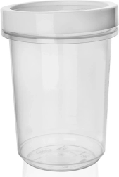 Légmentes, csavaros leveses pohár 500 ml, BPA-mentes