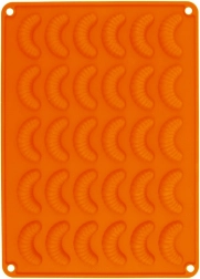 Sillinie narancssárga szilikon kifliforma