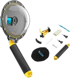 Vízhatlan Telesin dome port DJI Action 3/4-hez