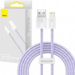 Baseus Dynamic fonott USB–Lightning kábel 2 m, 2,4 A, lila