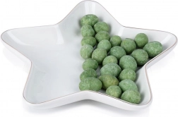 Csillag alakú porcelántányér 18 cm