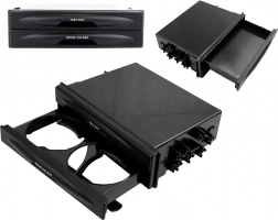 Egy DIN-es rekesz pohártartóval