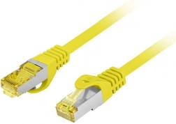 patchcord cat.6a s/ftp lszh cu 0,25 m sárga