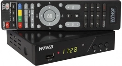 DVB‑T2 set‑top box WIWA H.265 Pro HEVC‑vel, PVR‑rel és Full HD lejátszóval