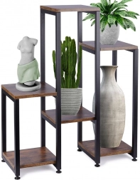 Fém több szintű virágtartó állvány 80 cm