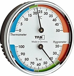 Analóg hőmérő páratartalom-mérővel TFA