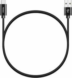 usb-a 2.0 / usb-c kábel 3 a, 480 mb/s, fonott