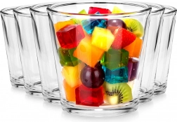 Üveg desszertes poharak 180 ml, 6 darabos készlet