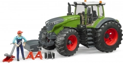 Bruder Fendt 1050 Vario traktor szerelővel és műhelyszerelő szerszámokkal 1:16