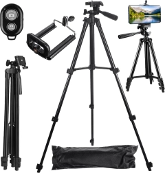 4 az 1-ben telefonállvány Bluetooth távirányítóval