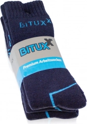 BITUXX munkához és sporthoz való hosszú zokni, sötétkék, 12 pár