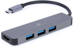 USB‑C hub HDMI-vel és 3× USB 3.0-val