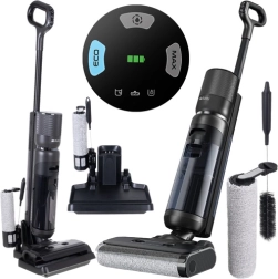 Vezeték nélküli mosóporszívó RUHHY Lixo 200 W önöntisztító funkcióval