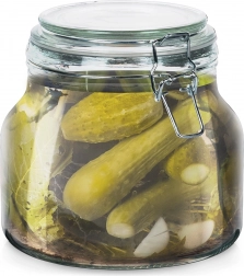 IRMA 1,85 l üveg tároló klipszes zárral