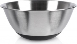 Rozsdamentes acél konyhai tál csúszásmentes aljjal 19 cm, 1,2 l