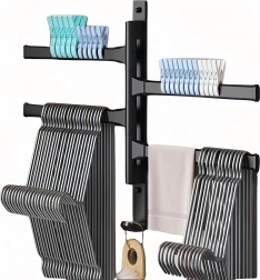 Fali forgatható törölközőtartó fürdőszobába és konyhába