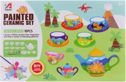 Festhető dinoszauruszos teaszett