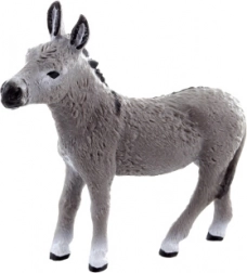 Műanyag szamárfigura 9 cm