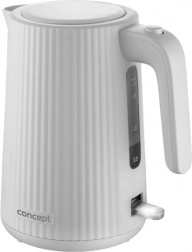 műanyag vízforraló, 1,7 l, fehér