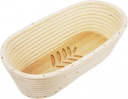 Rattan kelesztőkosár kenyérhez 1,5 kg, 32 × 15 × 9 cm