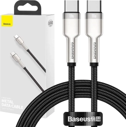 USB-C kábel Baseus 100W, 1m, fekete