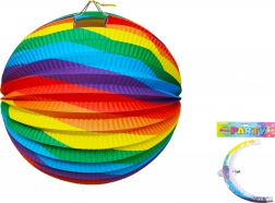 Papír lampion, gömb, 25 cm