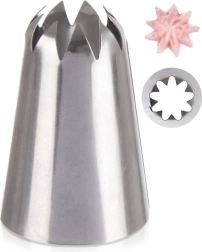 Rozsdamentes acél díszítőcső – csillag