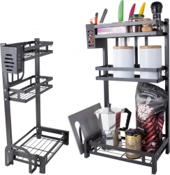 Fém háromszintes konyhai rendező