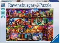 Puzzle 2000 darabos Könyvek világa