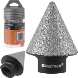 Gyémánt kúpos maró csempéhez és betonhoz 2–35 mm BIGSTREN, M14 menet