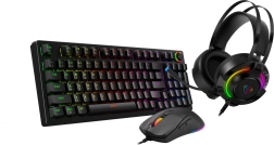 Prémium 3 az 1-ben ECLIPSE RGB gamer szett – mechanikus billentyűzet, egér és fejhallgató