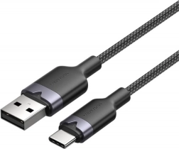 USB-kábel 2.0 USB‑A – USB‑C 3A 1 m fekete Vention