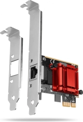 PCIe Gigabites Ethernet hálózati kártya Intel I210AT chippel, RJ‑45, alacsony profil