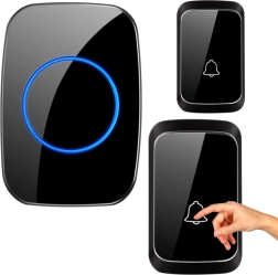 Vezeték nélküli vízálló csengő, 25 dallam, 3 hangerőszint