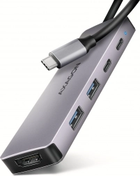 Többportos USB-C hub AXAGON HMC-5H60 5az1-ben