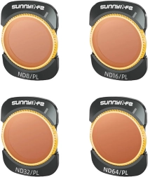 Sunnylife ND/PL szűrőkészlet DJI Osmo Pocket 3-hoz (ND8, ND16, ND32, ND64)