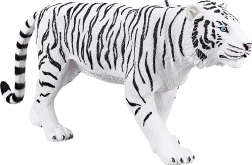 Realista fehér tigris figura