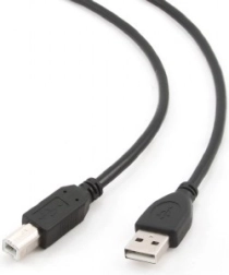 USB kábel 2.0 AM–BM 1 m, fekete