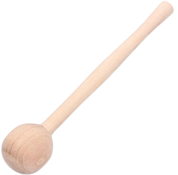Bükkfából készült dörzsgolyó, 29 cm