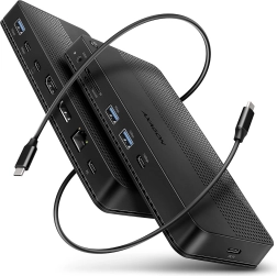 12 az 1-ben többportos USB hub AXAGON HMC-U4, USB4 40 Gb/s, 8K videó, PD 100 W
