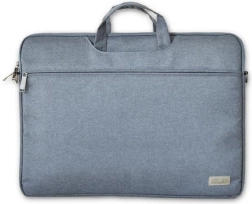 Szürke 16"-os laptop táska