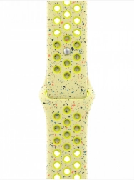 NIKE sport szíj 42 mm-es tokhoz, élénk sárgászöld, M/L méret