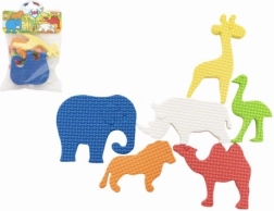 Teddies vízre tapadó zoo matricák – 6 darabos készlet