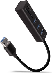 Többportos USB hub AXAGON HMA-CR3A kártyaolvasóval
