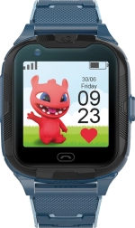 Maxlife 4G gyerek okosóra GPS-szel és Wi‑Fi‑vel, kék