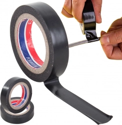 PVC szigetelőszalag fekete vízálló 17 mm 18 m